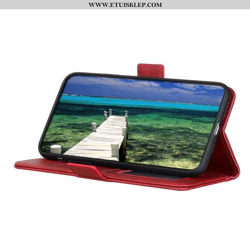 Etui Folio do OnePlus 11 5G Skórzany Futerał Podwójna Klapa